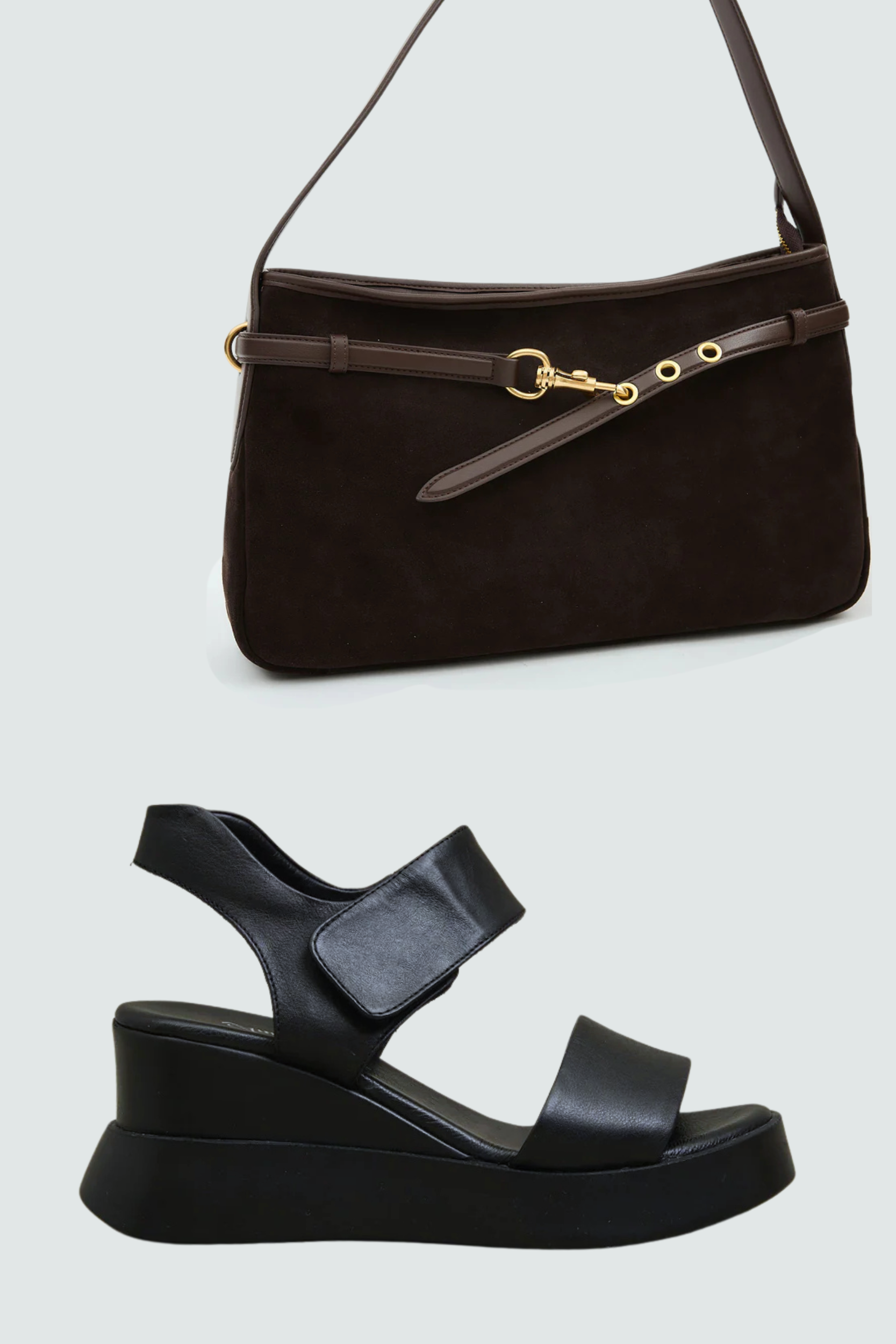 Cample Platforms Black + Valley Brown