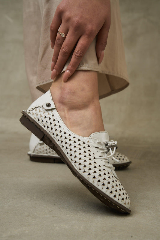 JABIN Leather - White