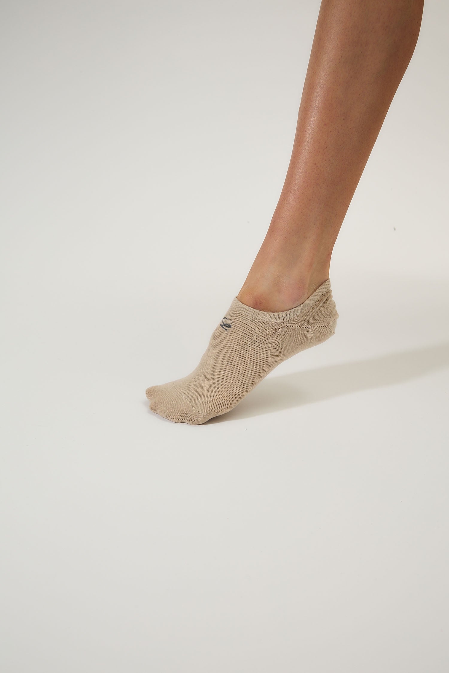Pure Cotton Breathable Socks, Beige