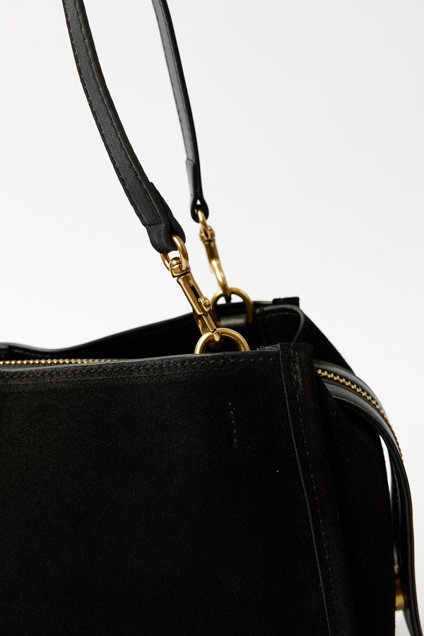Assia Black Suede
