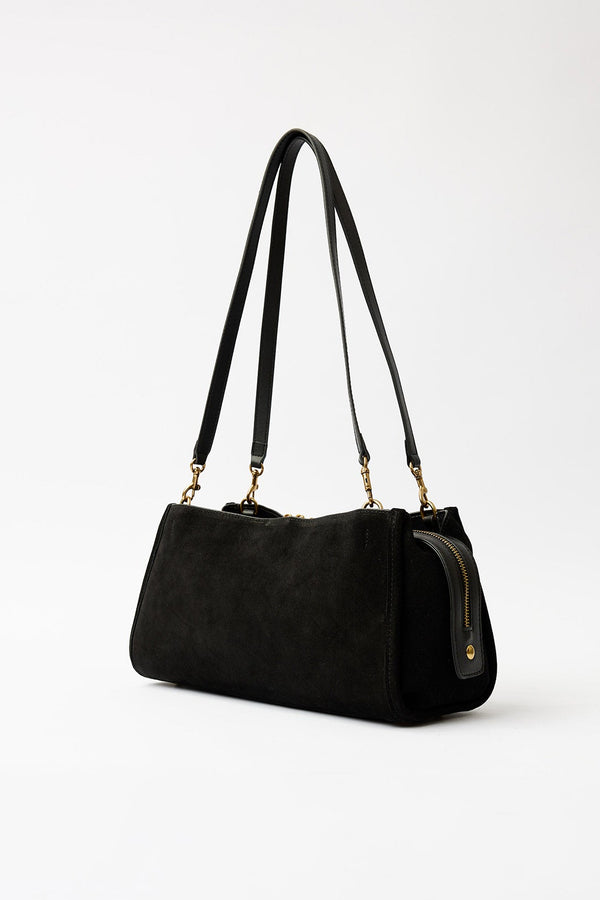 Assia Black Suede