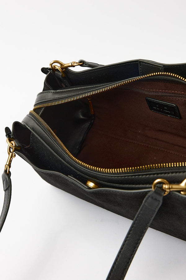 Assia Black Suede