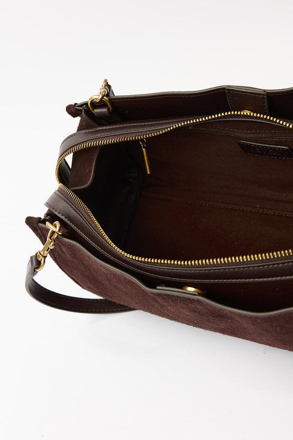 Assia Brown Suede