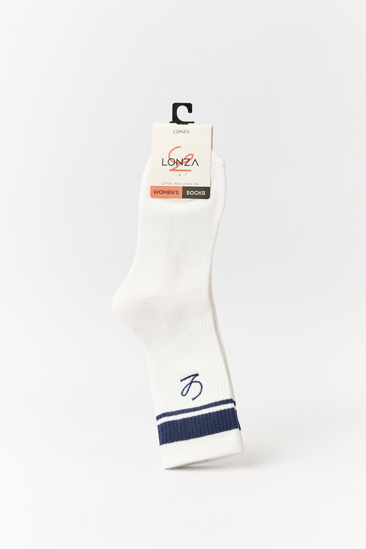 Solly White Premium Cotton Socks