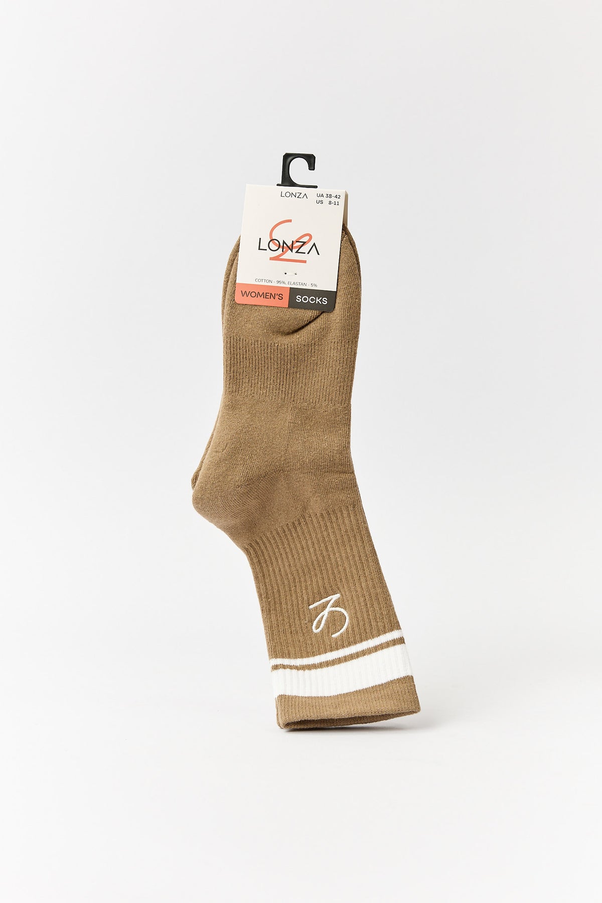 Solly Khaki Premium Cotton Socks