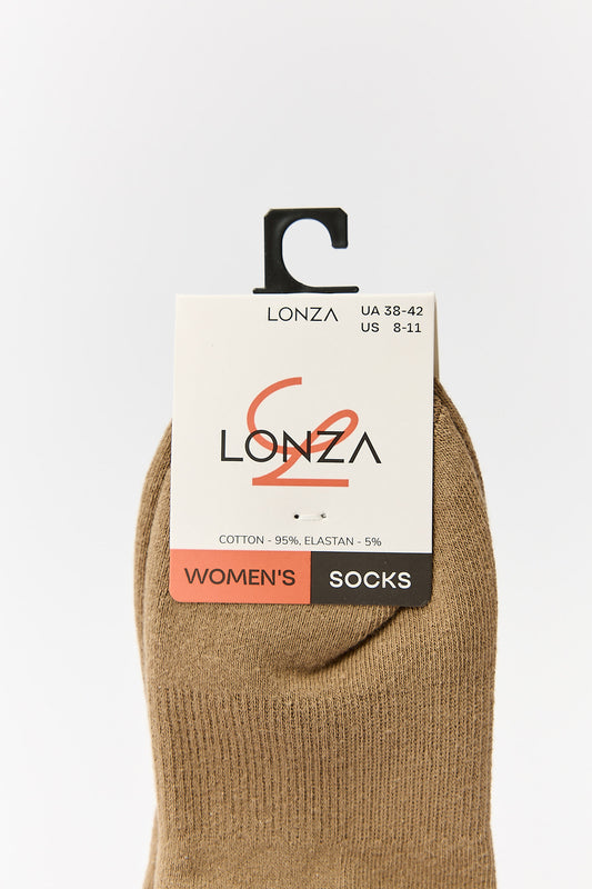 Solly Khaki Premium Cotton Socks