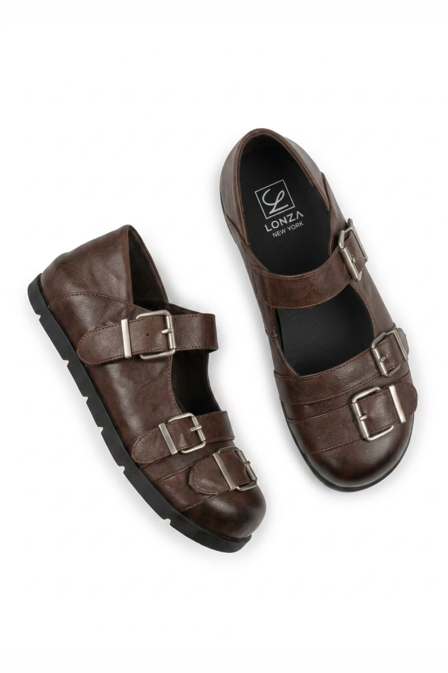 オムオム Lonza Olima Brown ( USD$169.00 ) - premium women's shoes on