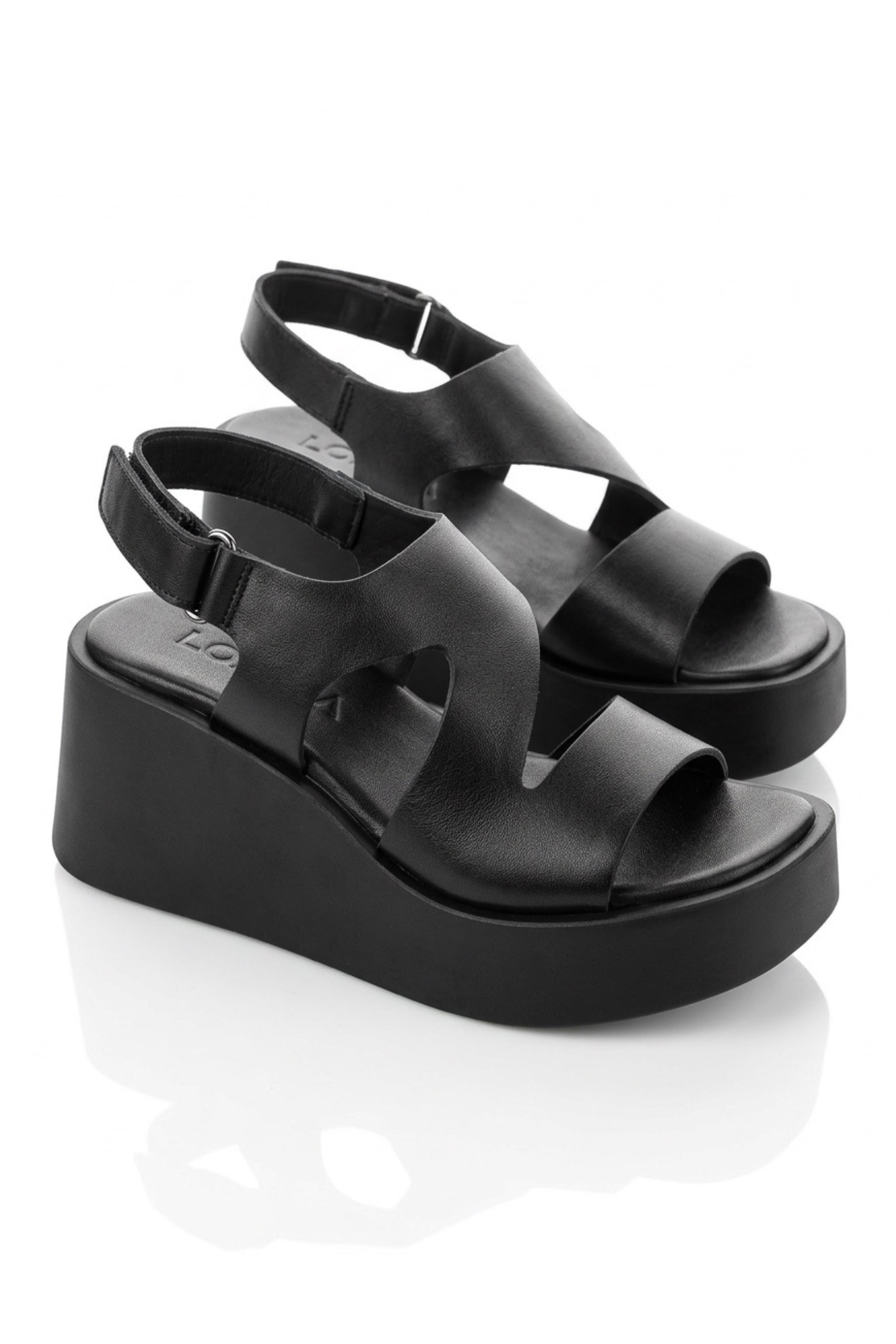 エルランガ Lonza Lerma Black ( USD$153.00 ) - premium women's shoes on