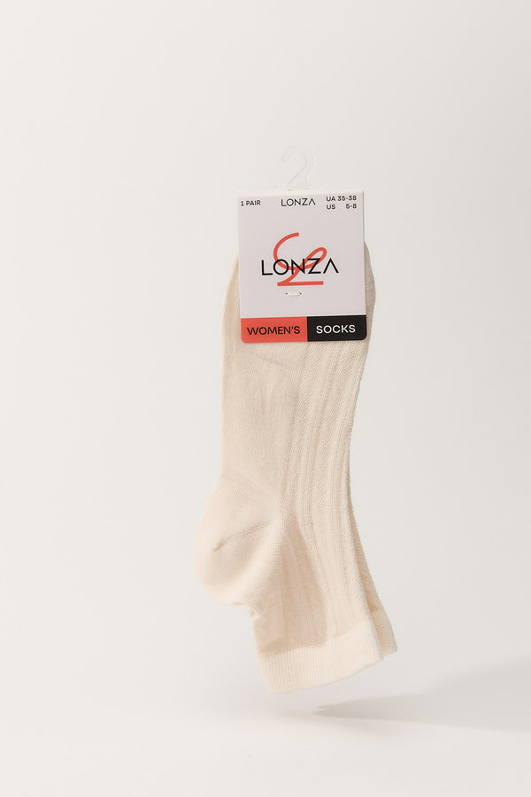 Arctic Beige Premium Cotton Socks