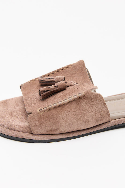 Karola Khaki Suede