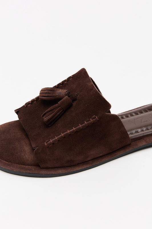 Karola Brown Suede