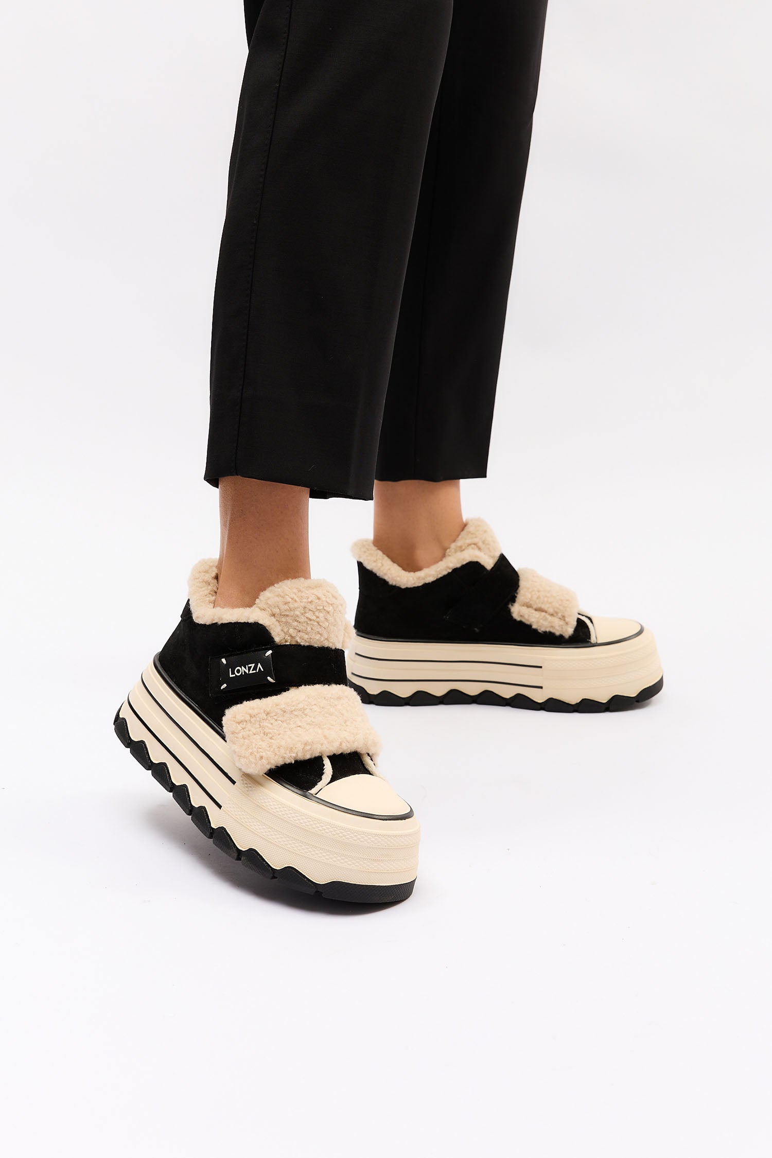 Lonza Glissane Black ( USD$155.00 ) - premium women's shoes on