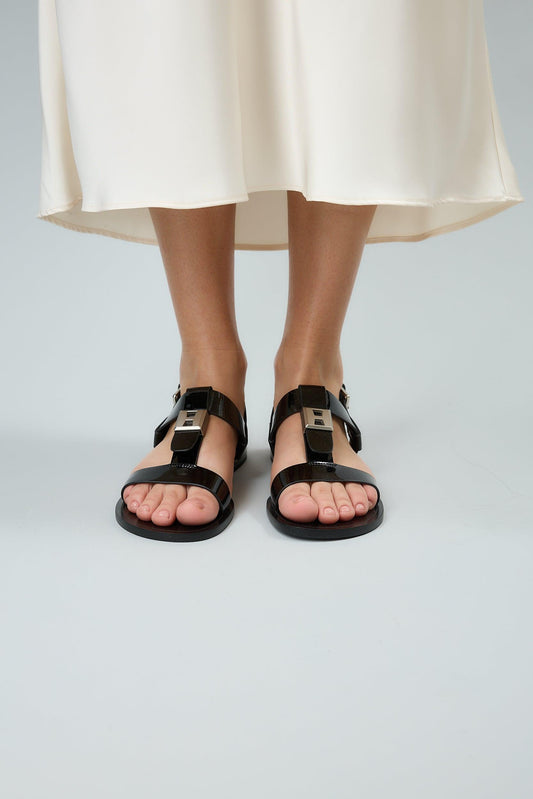 Hazel Black Sandals