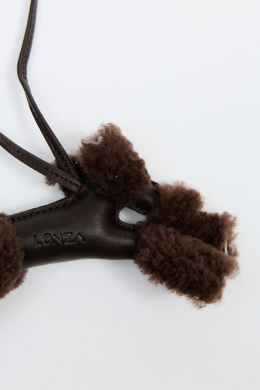 Fluffy Brown Keychain