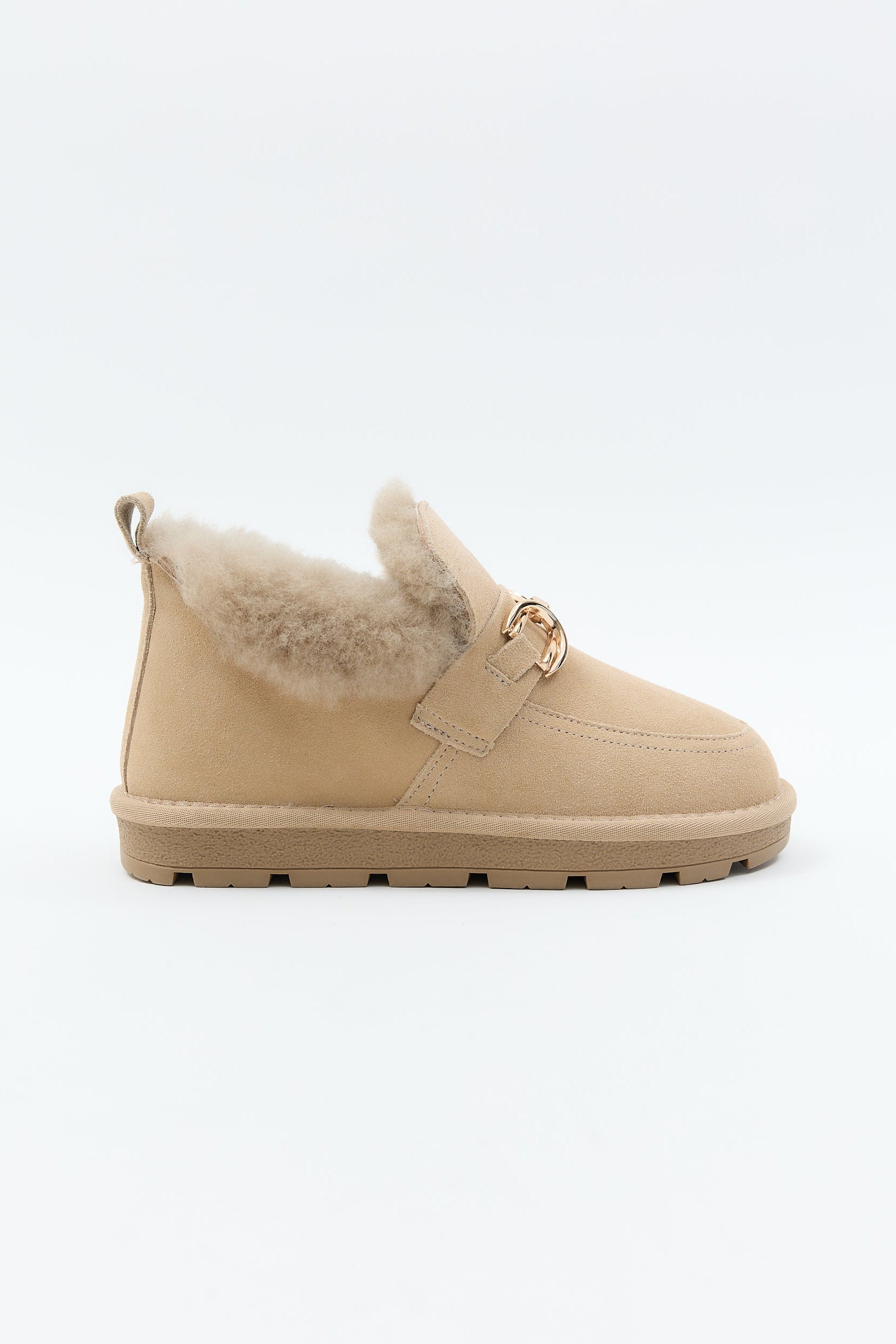 Puff Buckle Beige