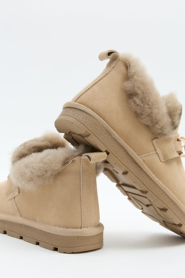 Puff Buckle Beige