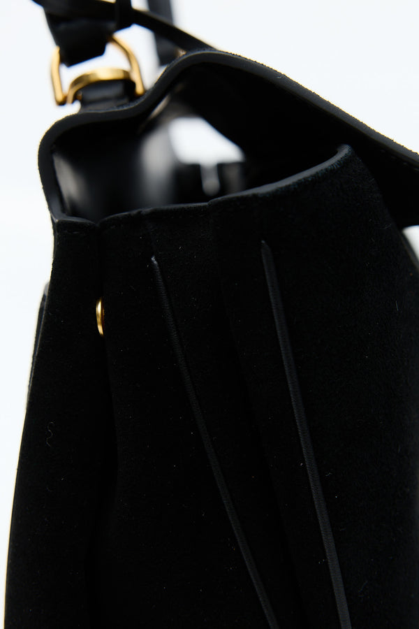 Coralie Black Suede