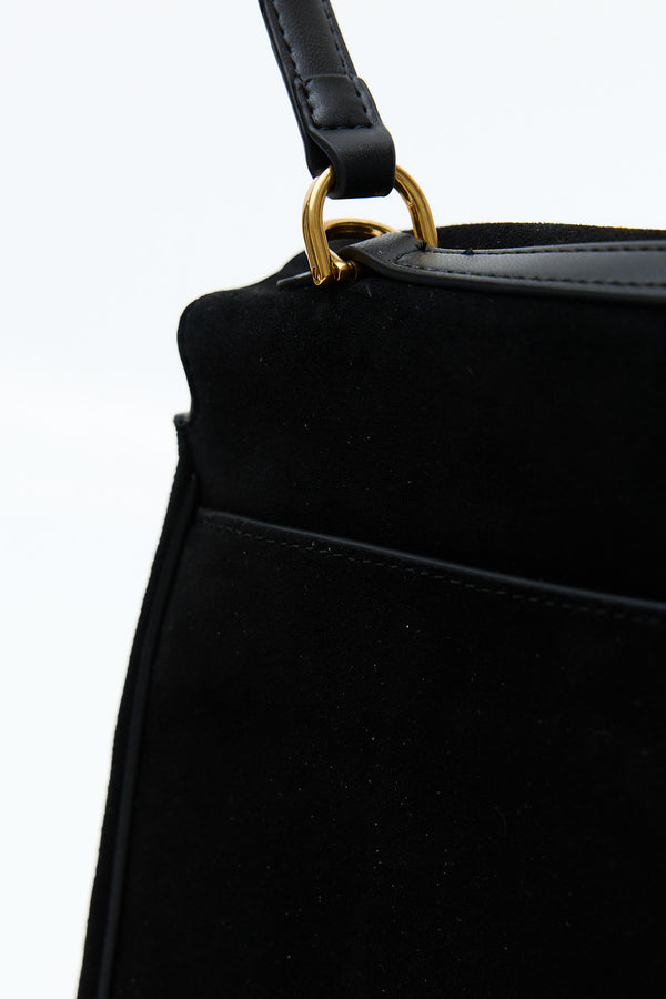 Coralie Black Suede