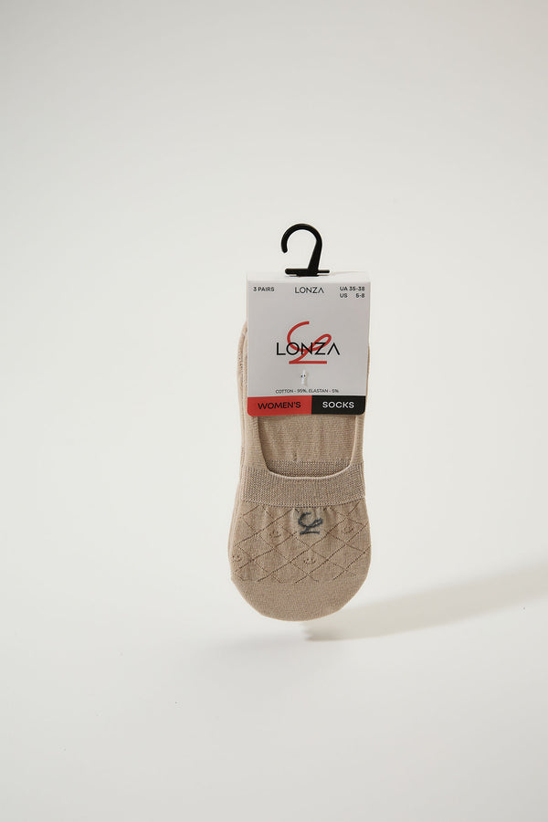 Stride Cotton Breathable Socks, Beige