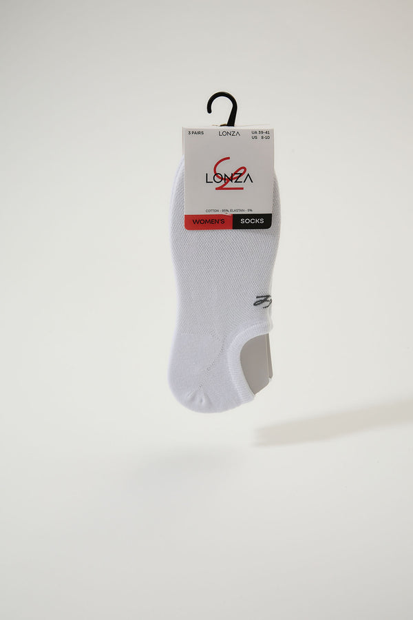 Pure Premium Cotton Socks, White