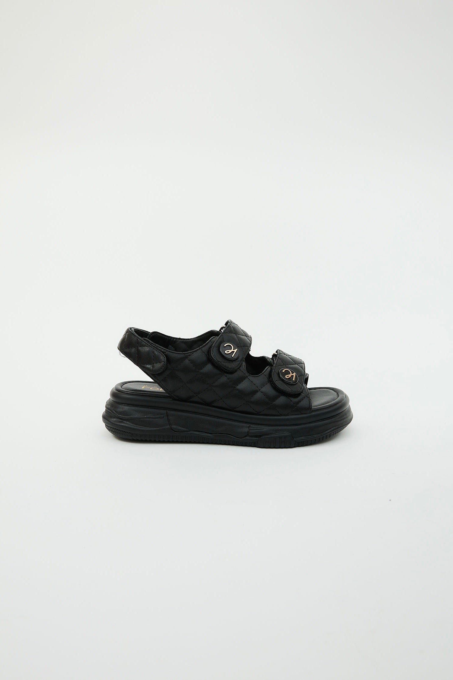 Adela Black Sandals