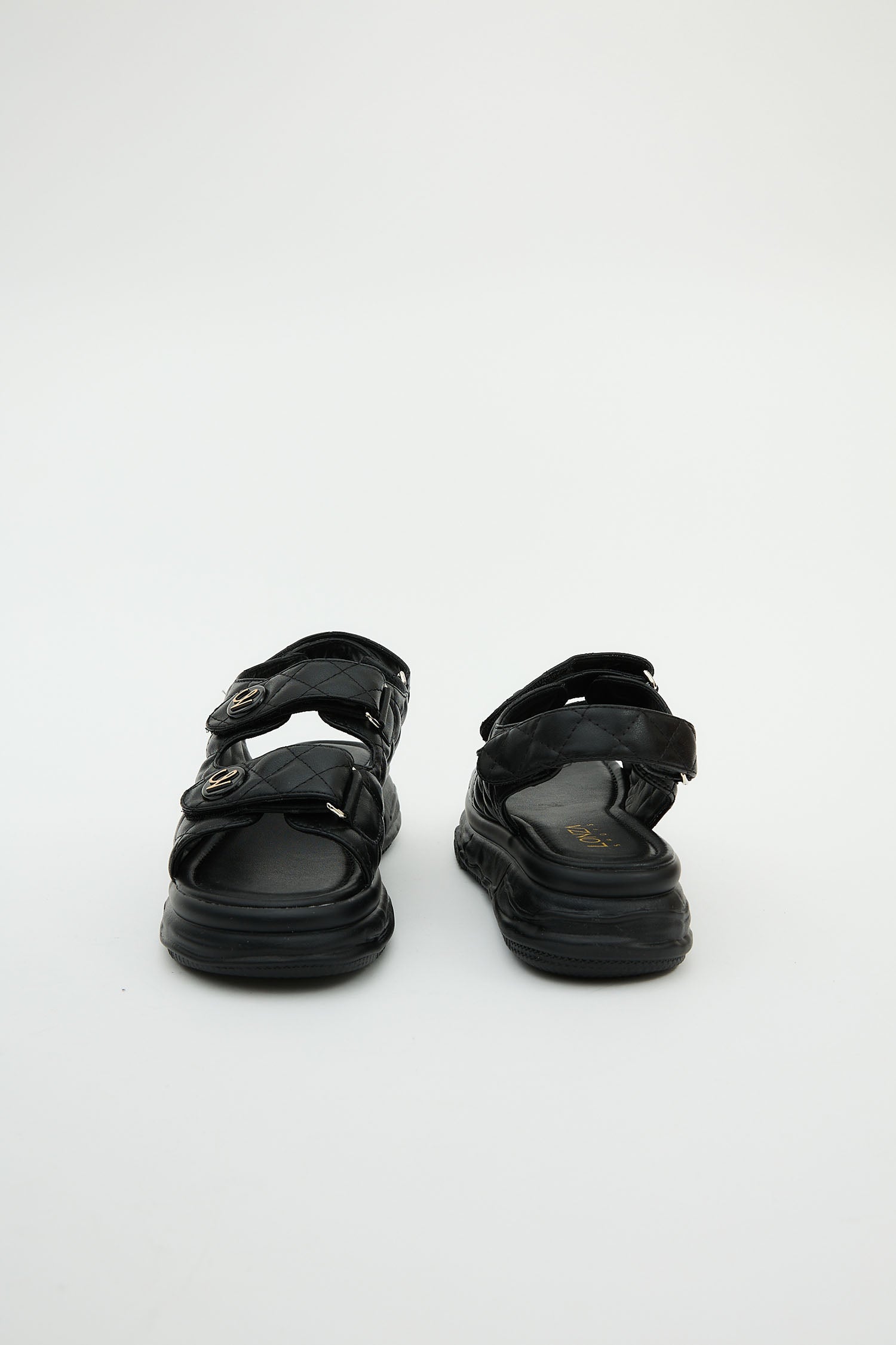 Lonza Adela Black Sandals ( USD$89.00 ) - premium women's shoes on