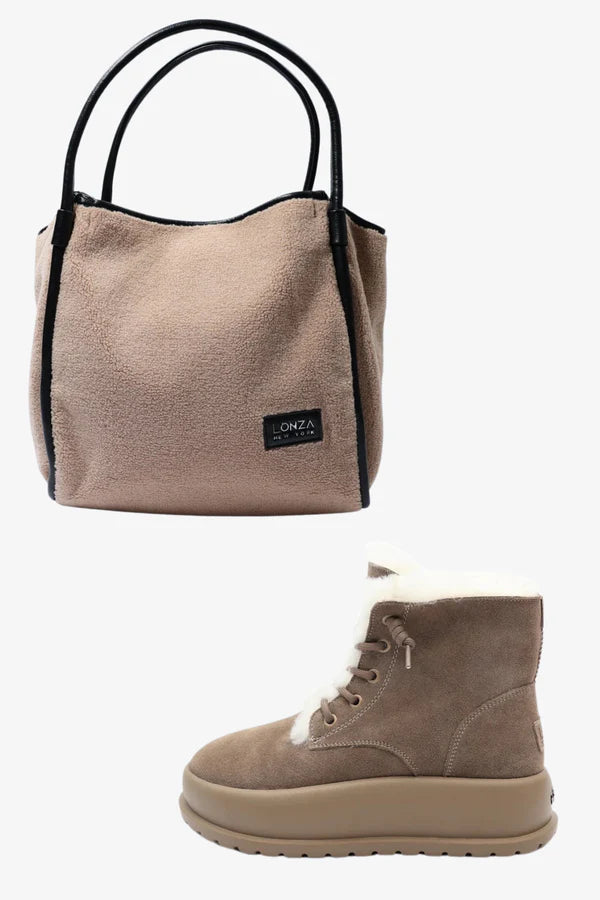 Dara Khaki + Cameo Beige