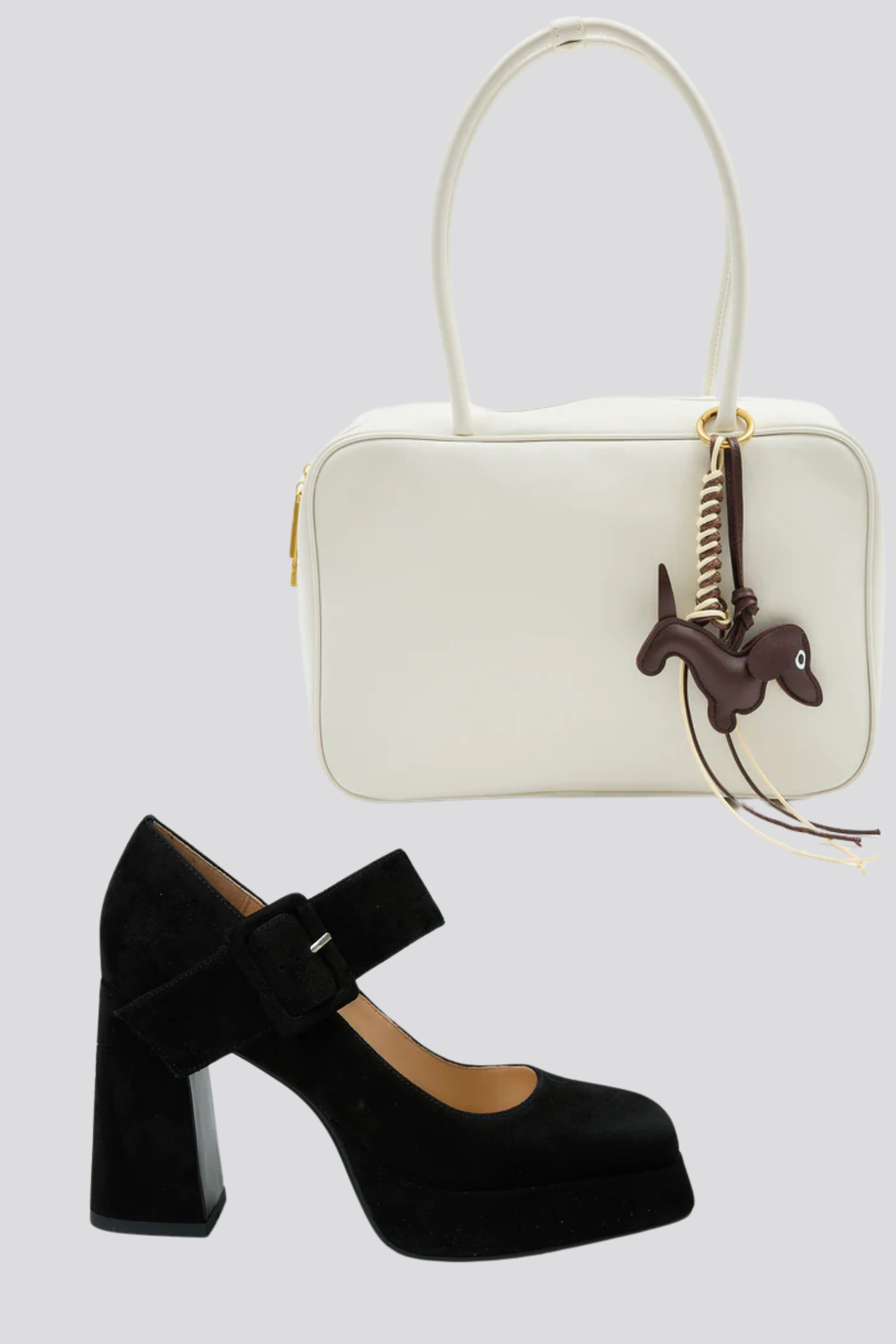 Claudia Black Suede + Stevenson White