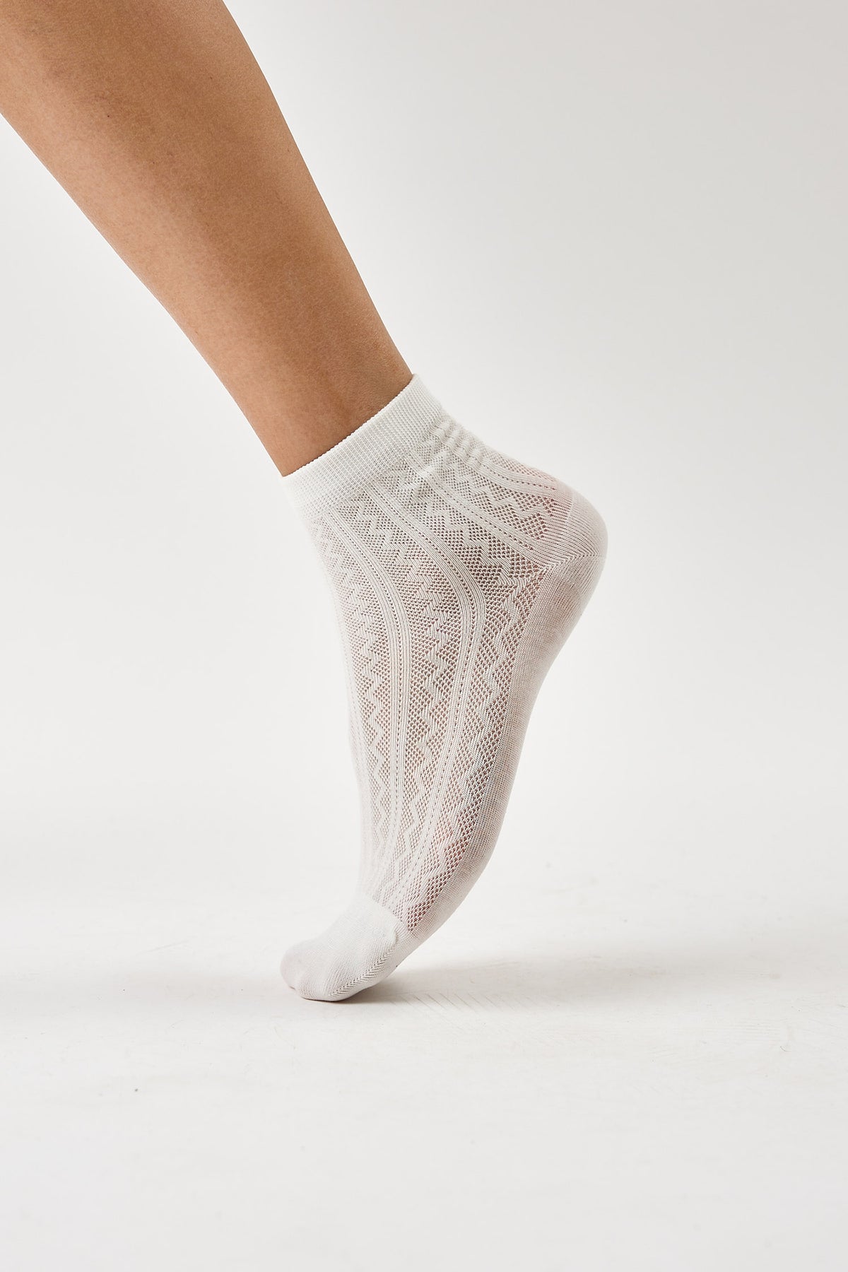 Arctic White Premium Cotton Socks