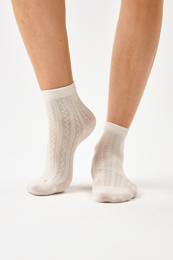 Arctic Beige Premium Cotton Socks