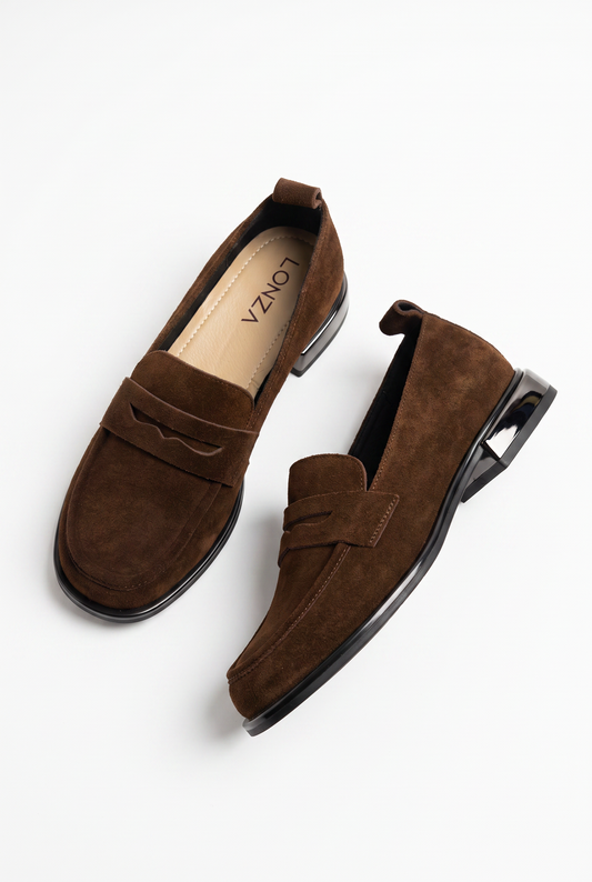 Oriana Brown Suede